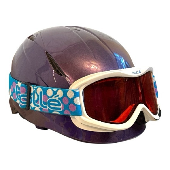 Kids Scott Ski Helmet with Bolle’ Snow Goggles - Picture 1 of 4